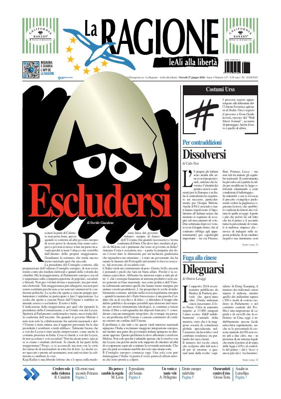 Prima-pagina-la ragione-oggi-edizione-di-oggi-20240627